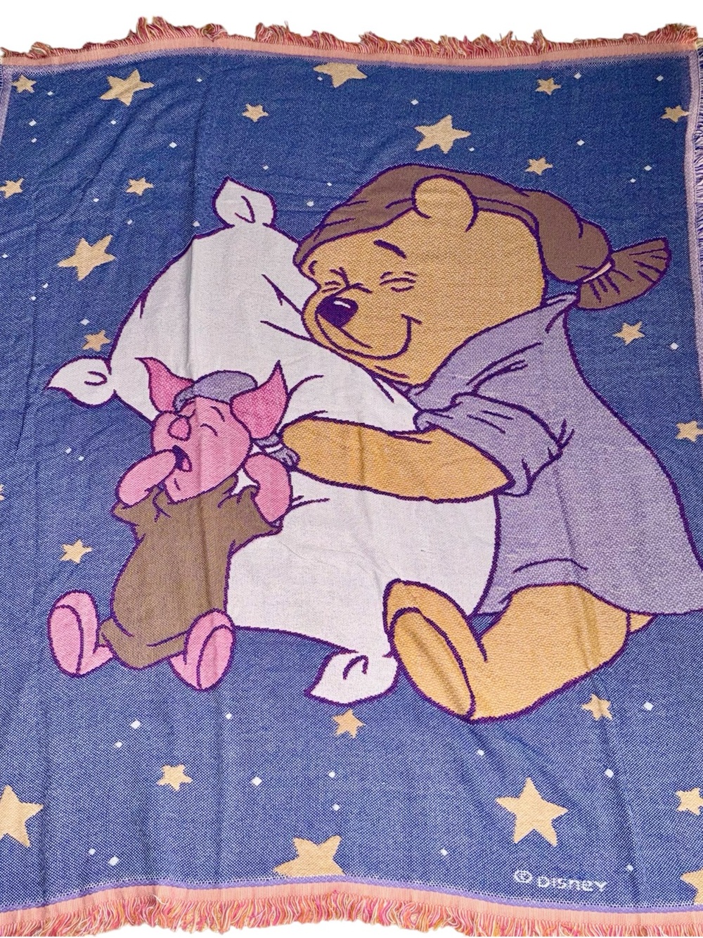 Winnie the Pooh tapestry blanket throw